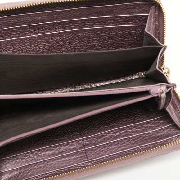 GUCCI Purple Leather Soho Continental Wallet - Picture 2 of 8